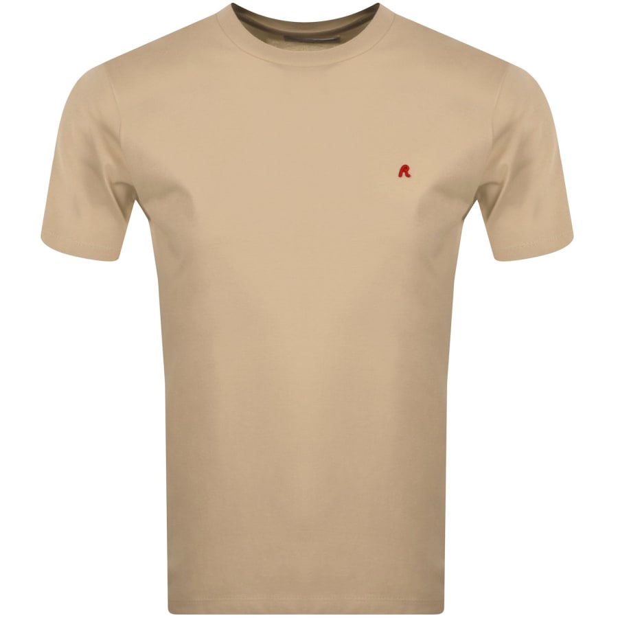 Image number 1 for Replay Logo T Shirt Beige