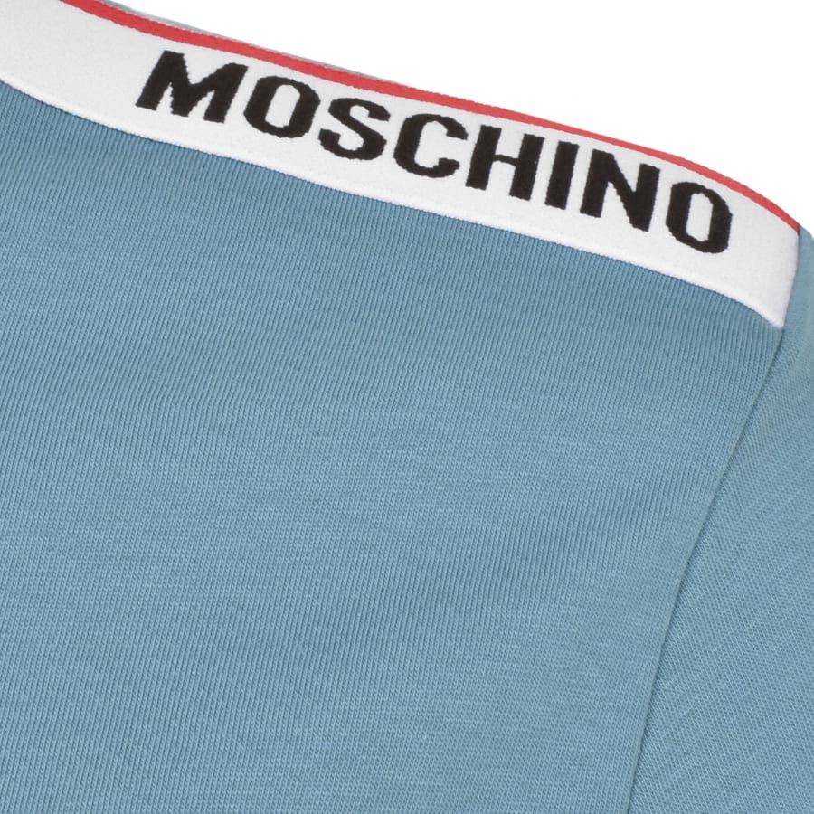Image number 4 for Moschino Logo T Shirt Blue