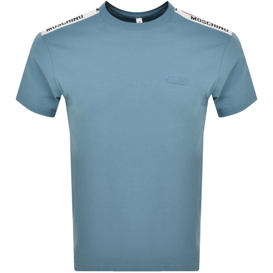 Image number 1 for Moschino Logo T Shirt Blue