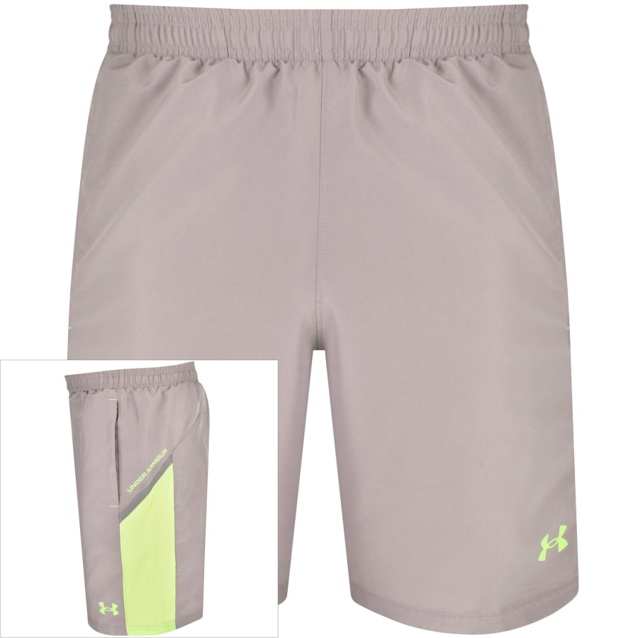 Image number 1 for Under Armour Logo Shorts Grey