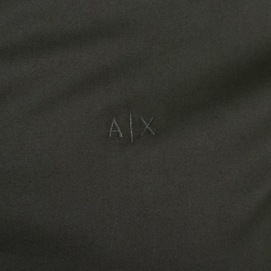 Image number 3 for Armani Exchange Slim Fit Short Sleeved Shirt Green