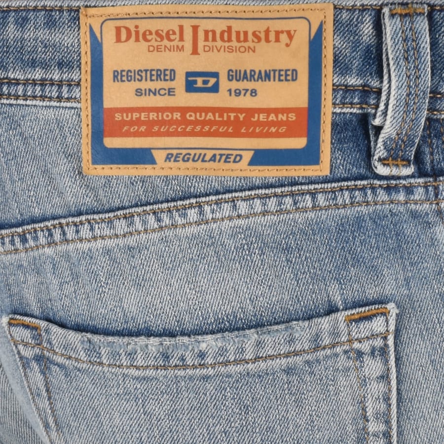 Image number 3 for Diesel 1985 Larkee Regular Fit Jeans Blue