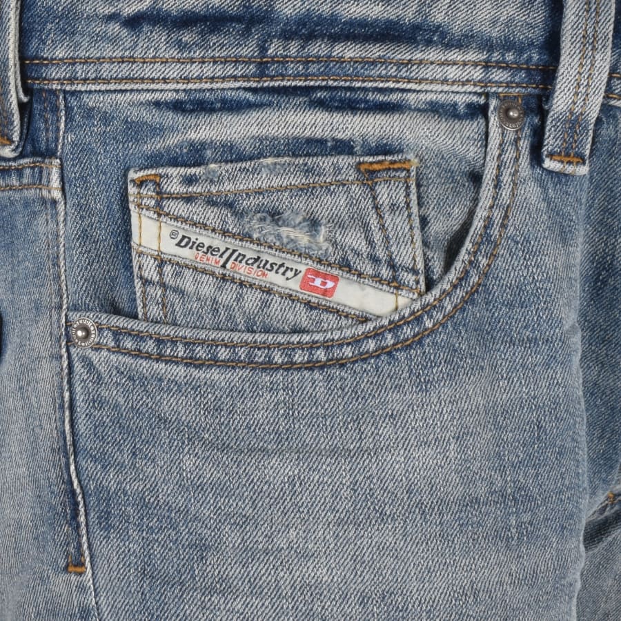 Image number 4 for Diesel 1985 Larkee Regular Fit Jeans Blue