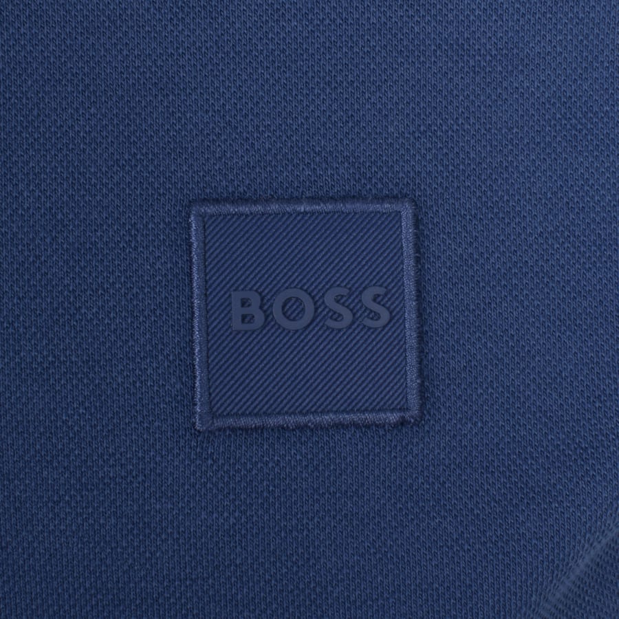 Image number 3 for BOSS Passertip Slim Fit Polo T Shirt Blue