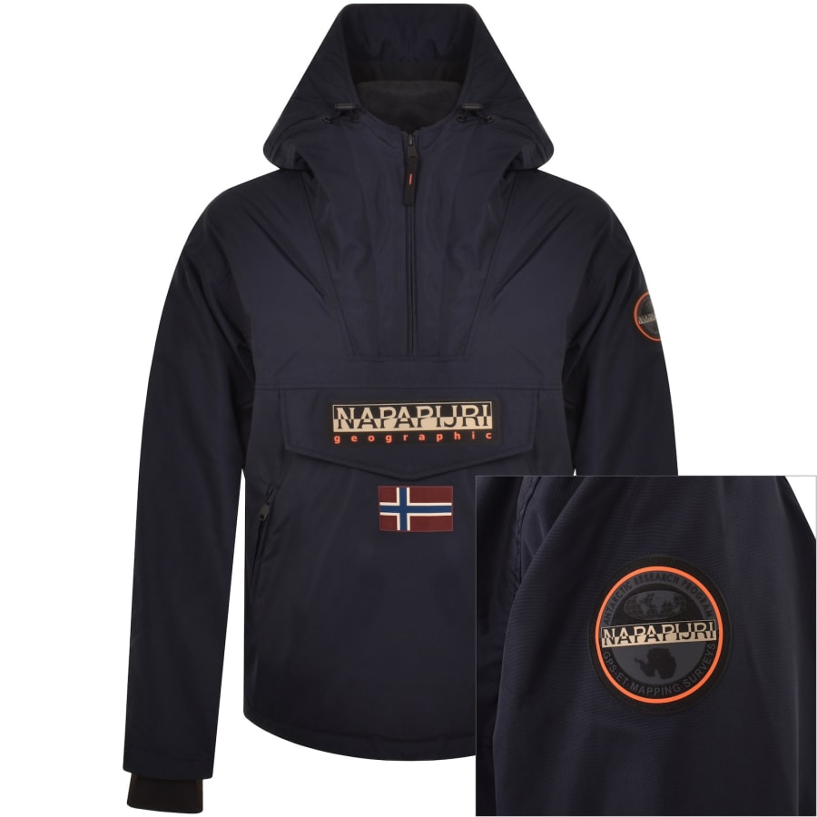 Napapijri Rainforest Next Jacket Navy | Mainline Menswear United  