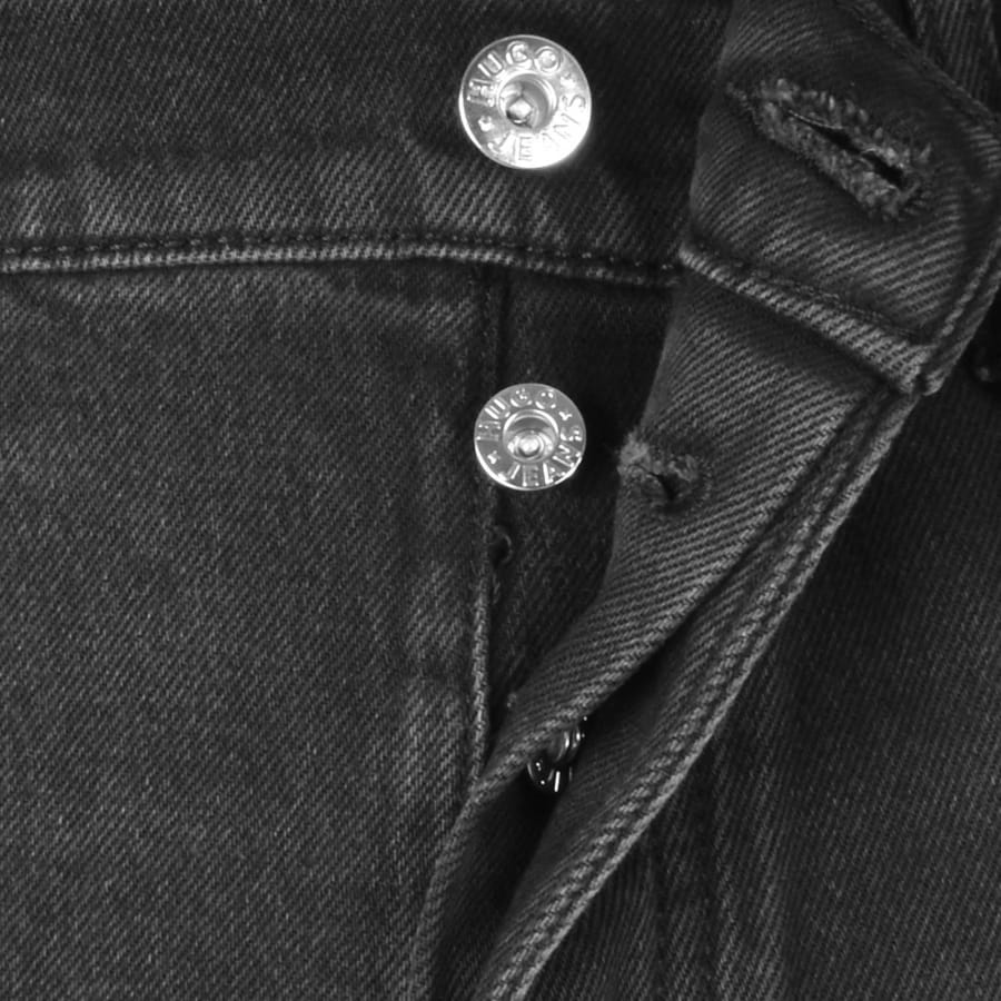 Image number 5 for HUGO Blue Brody Tapered Jeans Dark Wash Grey
