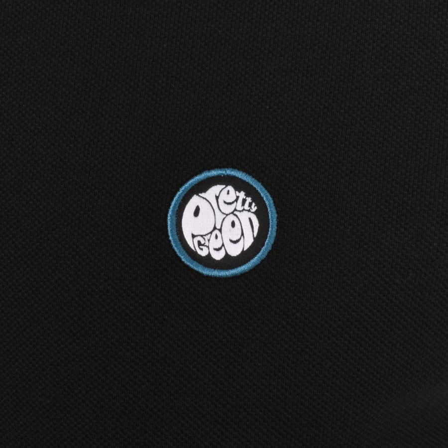 Image number 3 for Pretty Green Tilby Contrast Polo T Shirt Black