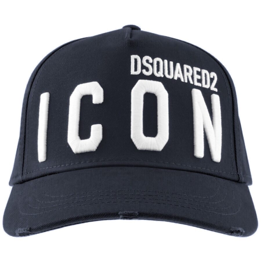 DSQUARED2 Logo Baseball Cap Navy | Mainline Menswear United 