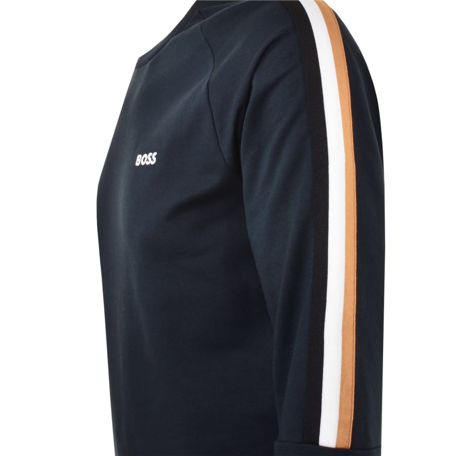 Image number 3 for BOSS Iconic Tracksuit Navy