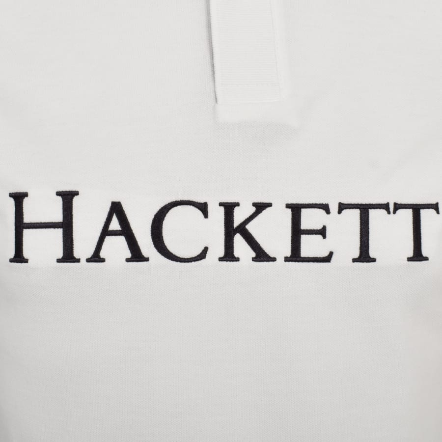 Image number 3 for Hackett Heritage Multi Polo T Shirt White