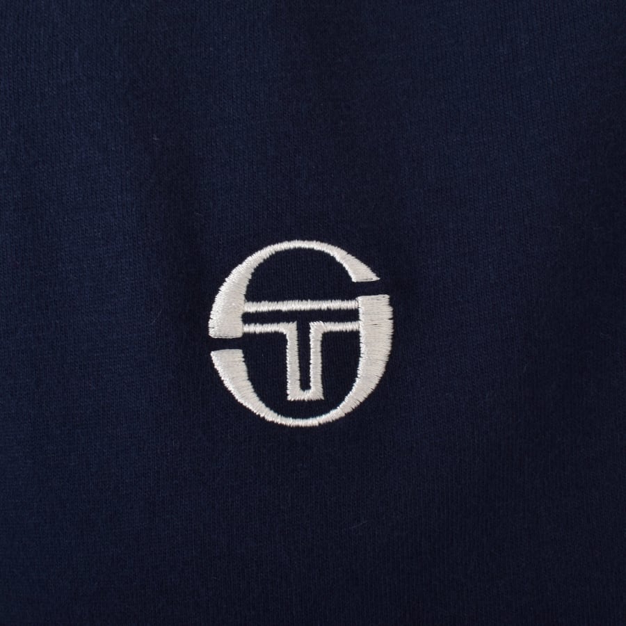 Image number 3 for Sergio Tacchini Gobert T Shirt Navy