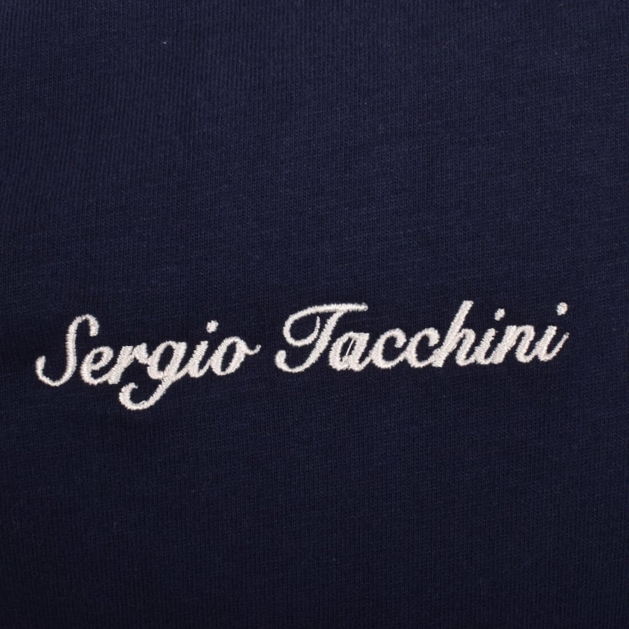 Image number 4 for Sergio Tacchini Gobert T Shirt Navy