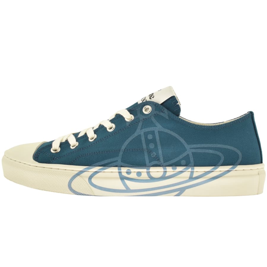 Vivienne Westwood Plimsoll Low Top Trainers Blue | Mainline 