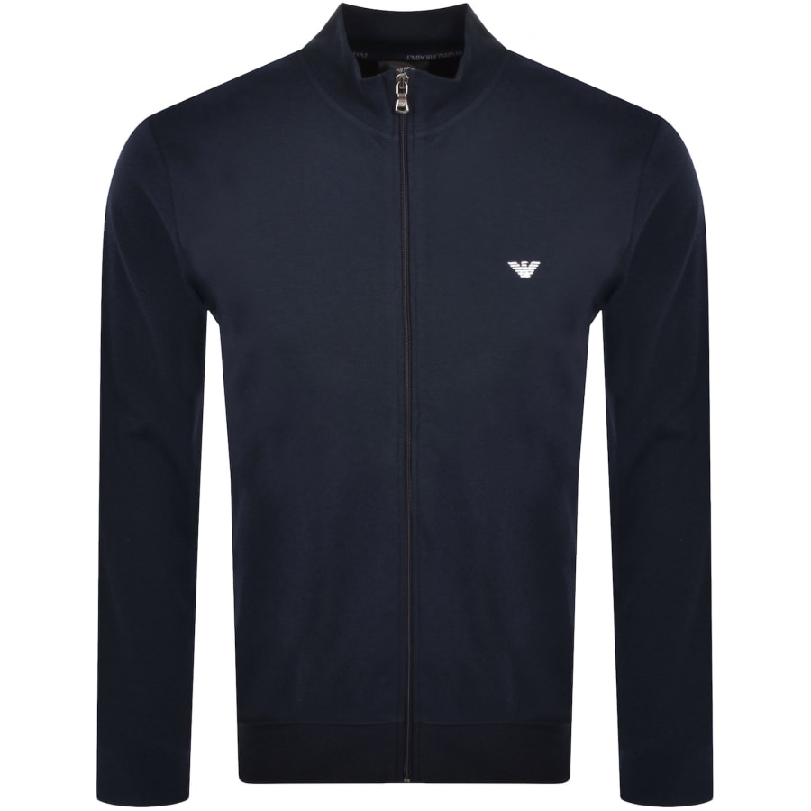 Image number 2 for Emporio Armani Full Zip Loungewear Set Navy