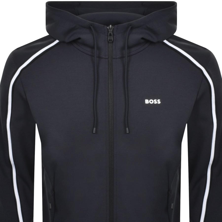 Image number 2 for BOSS Saggy 1 Hoodie Navy