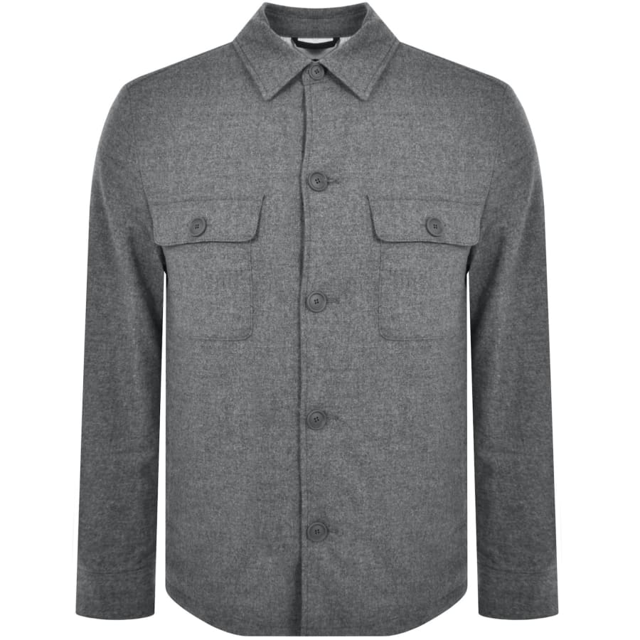Image number 1 for BOSS P Casper Overshirt Grey