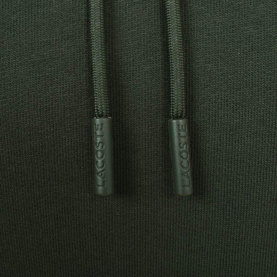 Image number 4 for Lacoste Logo Pullover Hoodie Green