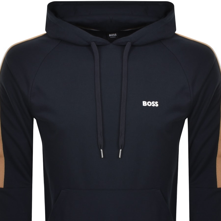 Image number 3 for BOSS Iconic Hoodie Navy