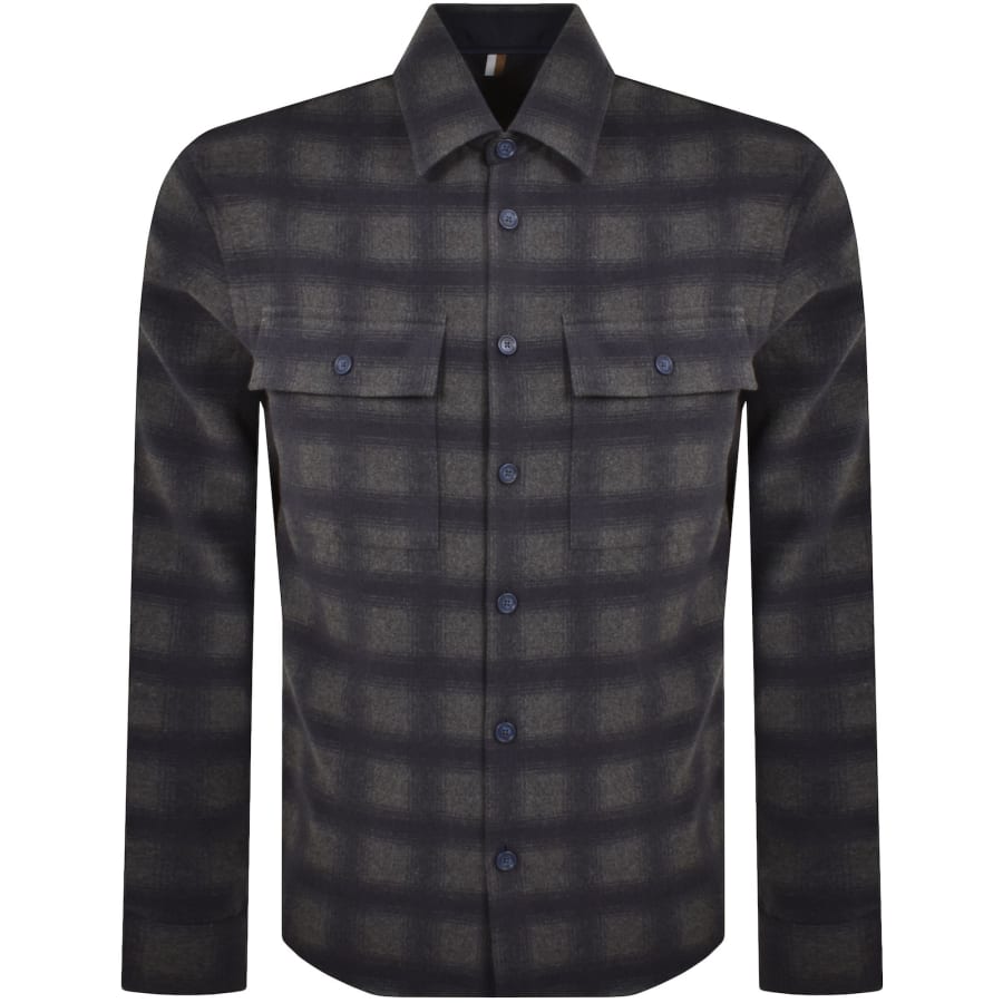 Image number 1 for BOSS C Owen Overshirt Grey