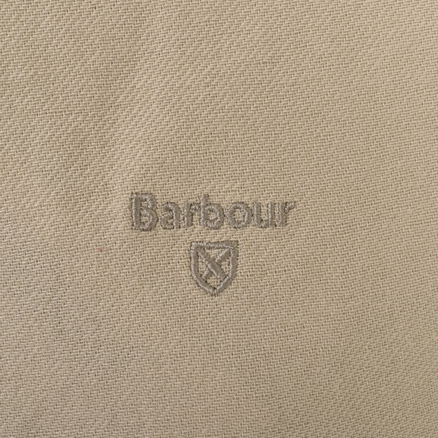 Image number 3 for Barbour Twillbridge Long Sleeved Shirt Beige