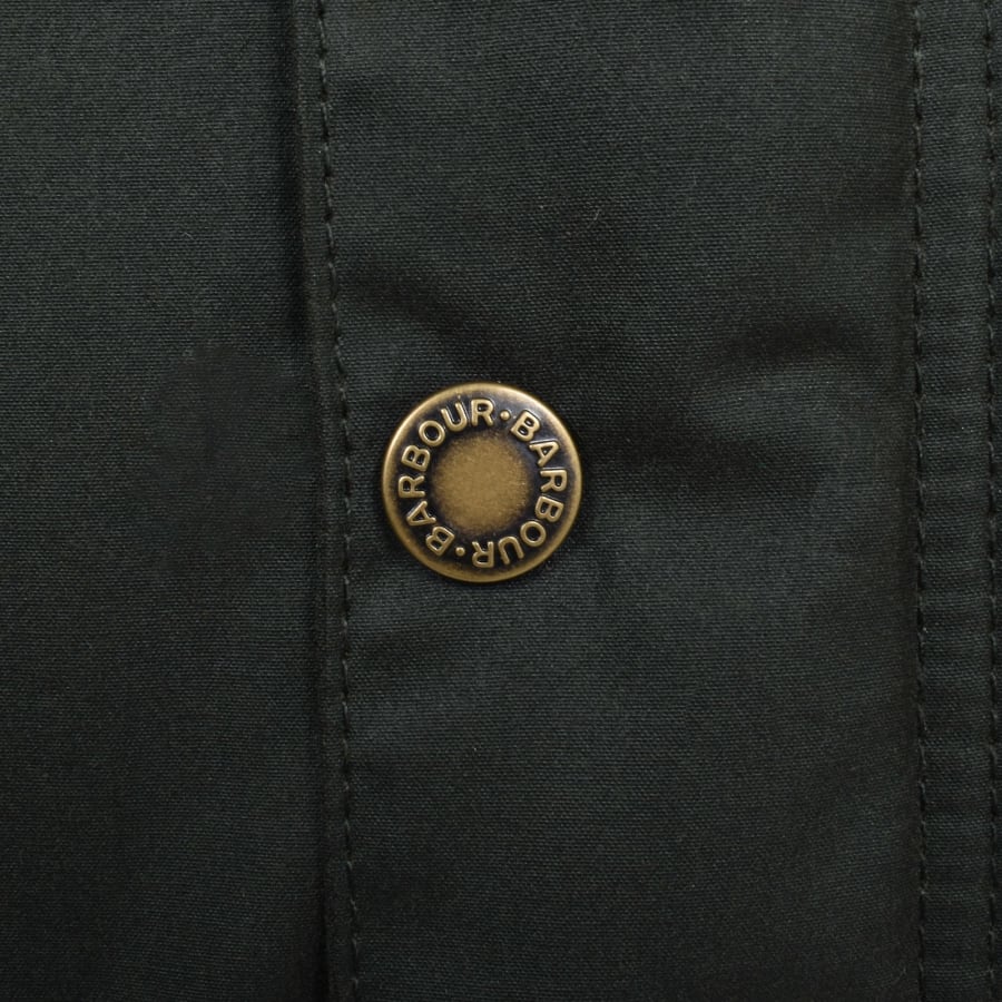 Image number 3 for Barbour Winter Wax Parka Jacket Green