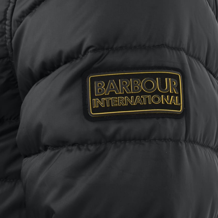Barbour International R Ariel Quilt Jacket Black | Mainline 