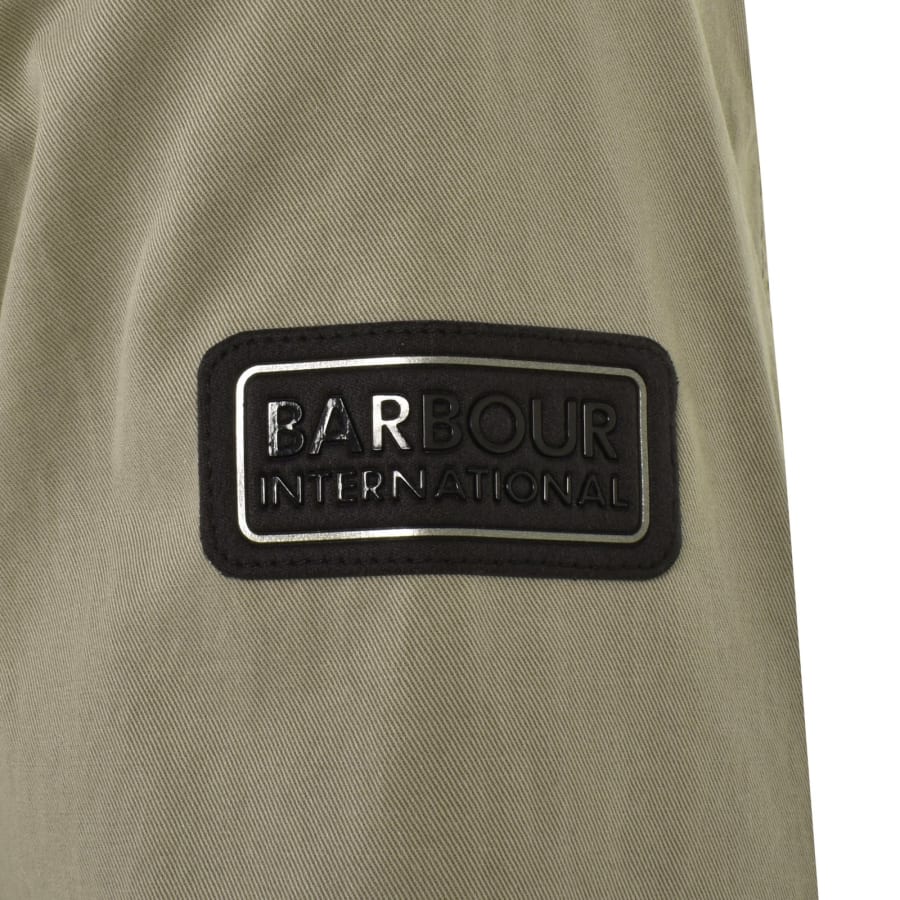 Image number 3 for Barbour International Arlo Overshirt Khaki