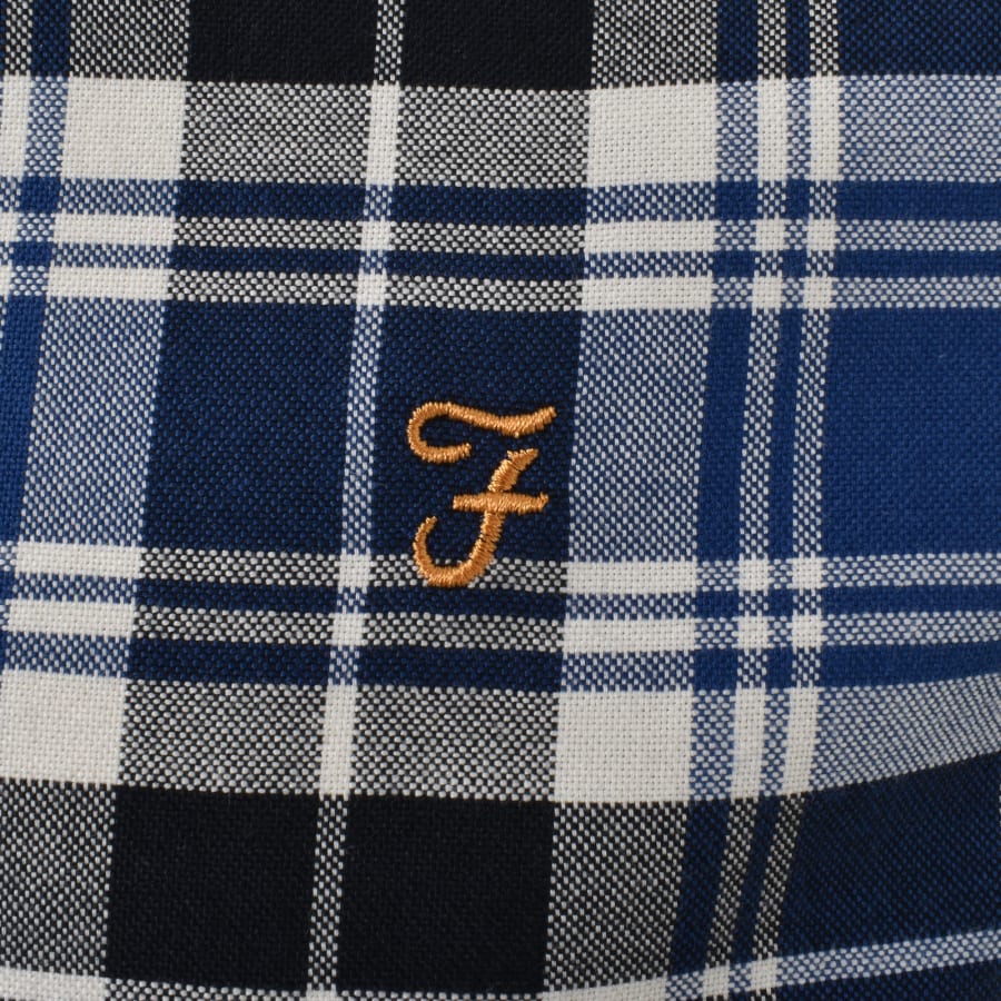 Image number 3 for Farah Brewer Long Sleeve Shirt Blue