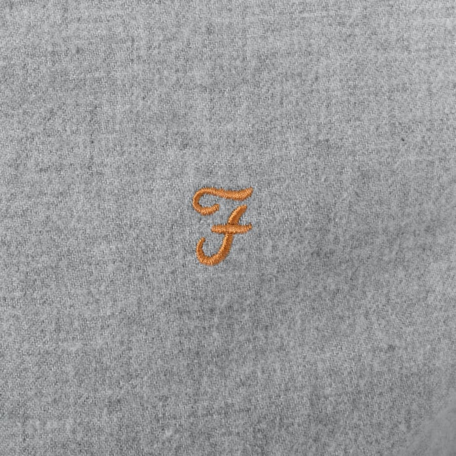 Image number 3 for Farah Alban Long Sleeve Shirt Grey