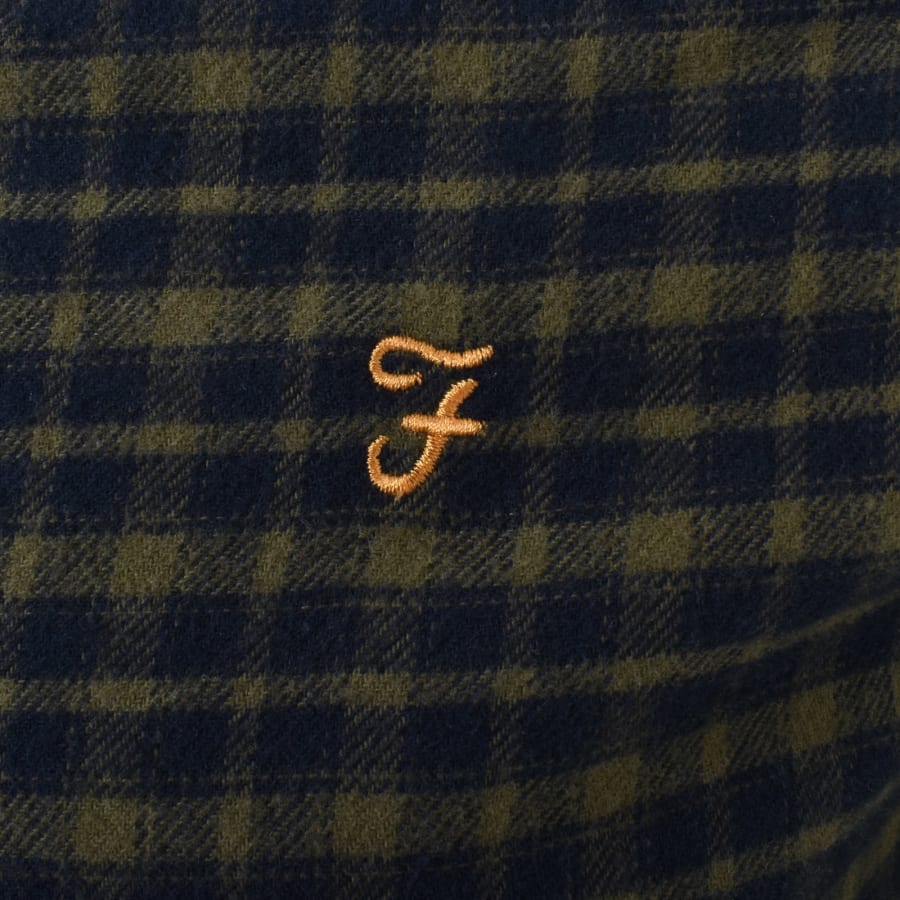 Image number 3 for Farah Alban Long Sleeve Shirt Navy