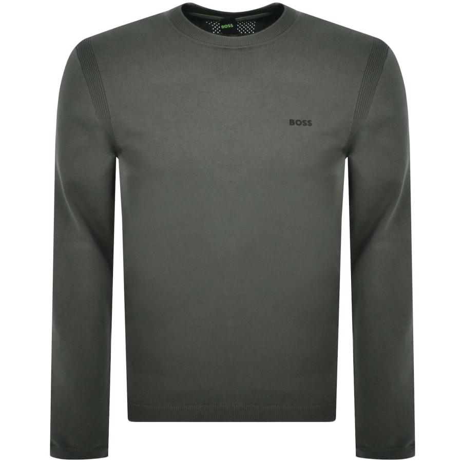 Image number 1 for BOSS Ever X Knit Jumper Grey