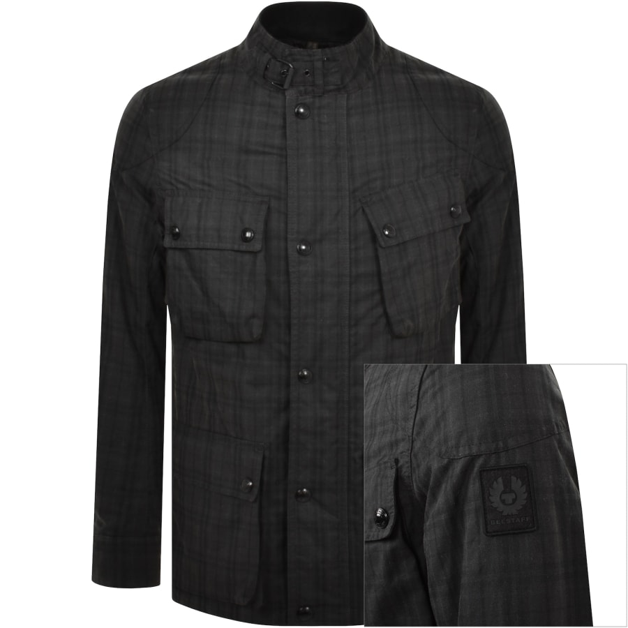 Image number 1 for Belstaff Fieldmaster Jacket Charcoal Black