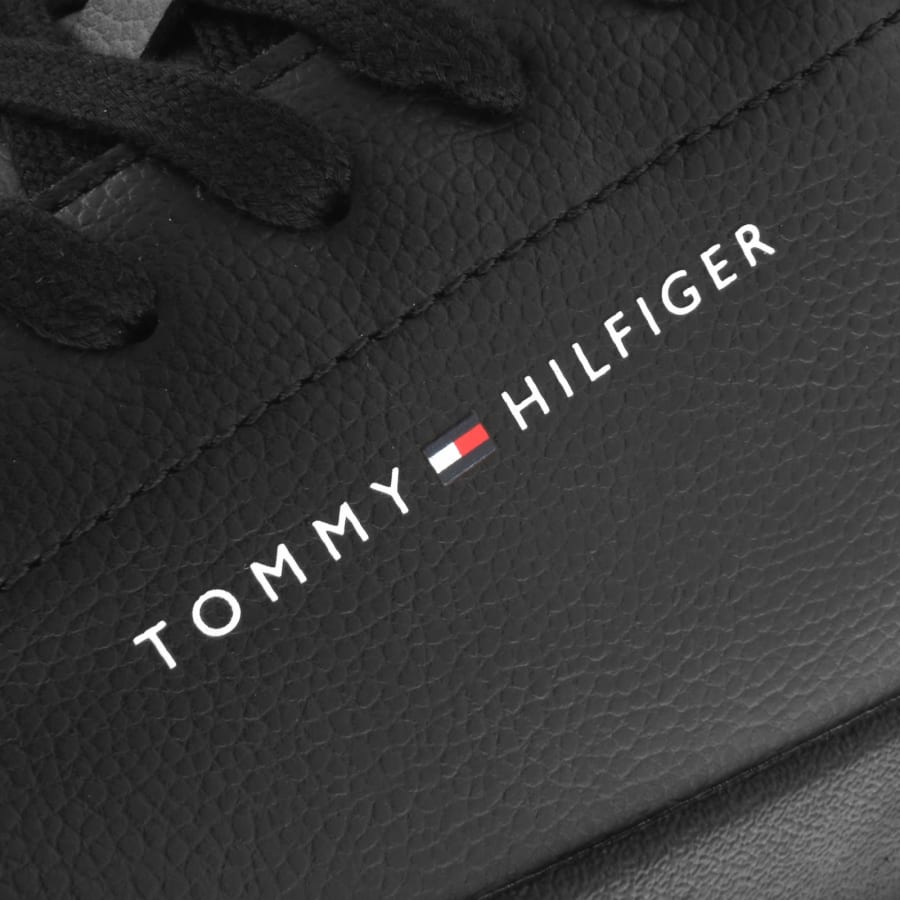 Image number 4 for Tommy Hilfiger Court Trainers Black