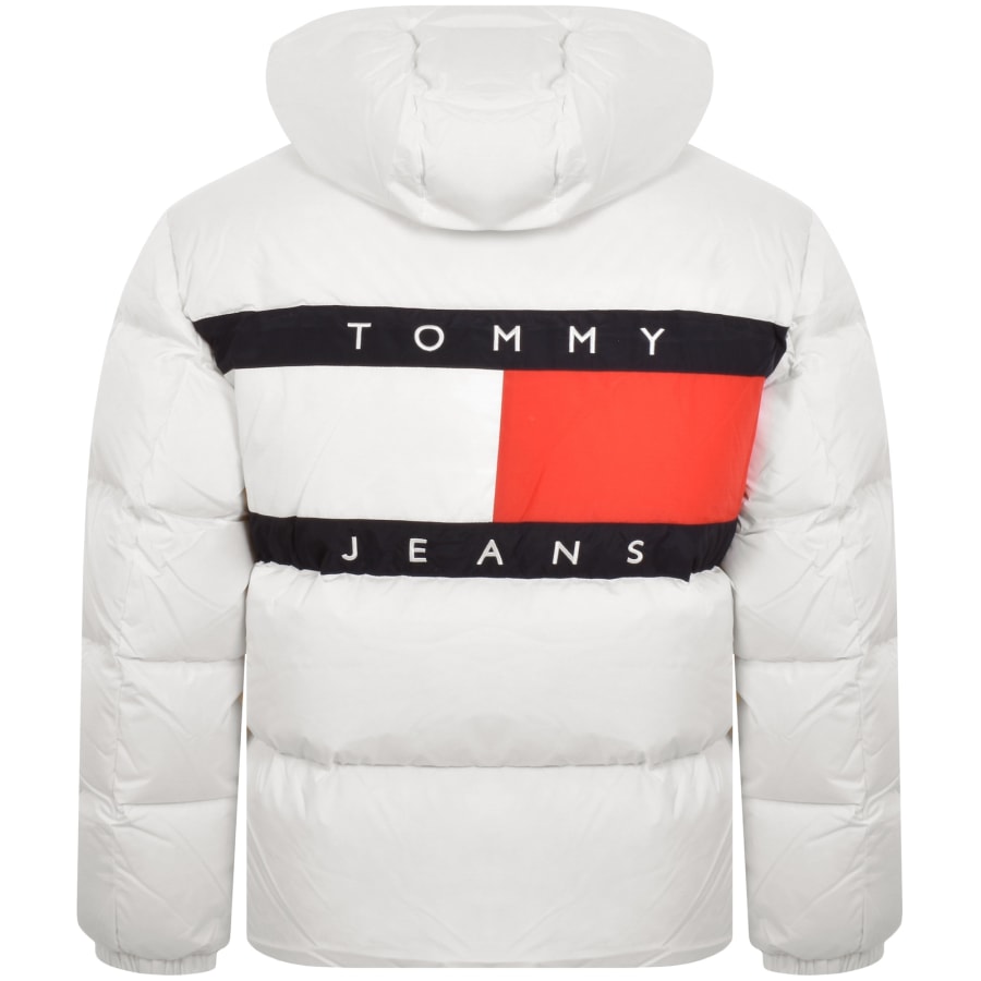 Image number 5 for Tommy Jeans Alaska Puffer Jacket White