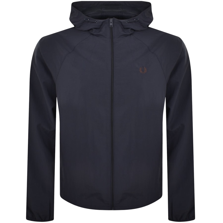 Fred Perry Hooded Shell Jacket Navy | Mainline Menswear United States
