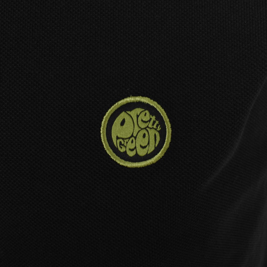 Image number 3 for Pretty Green 15th Anniversary Polo T Shirt Black