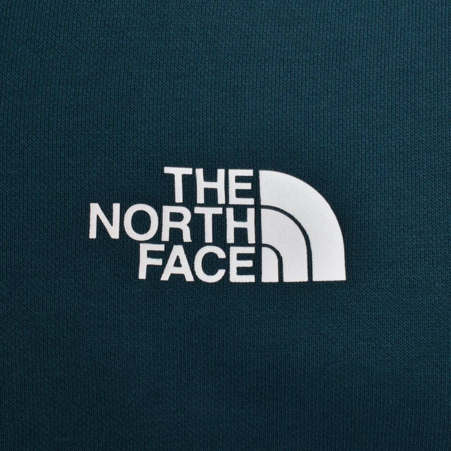 Image number 3 for The North Face Simple Dome Zip Hoodie Blue
