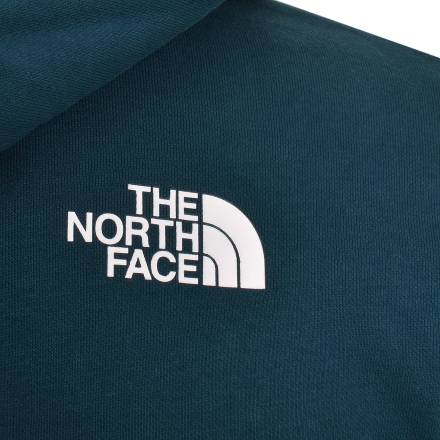 Image number 5 for The North Face Simple Dome Zip Hoodie Blue