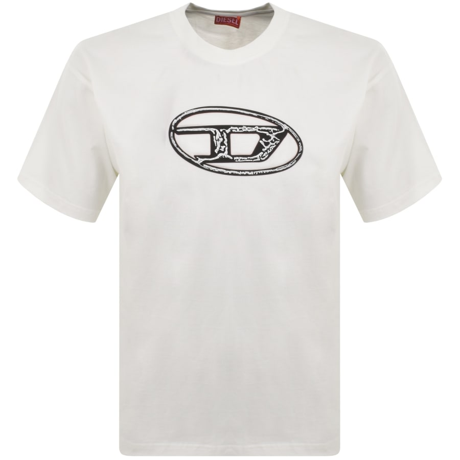 Image number 1 for Diesel T Box Q22 Relaxed Fit T Shirt White