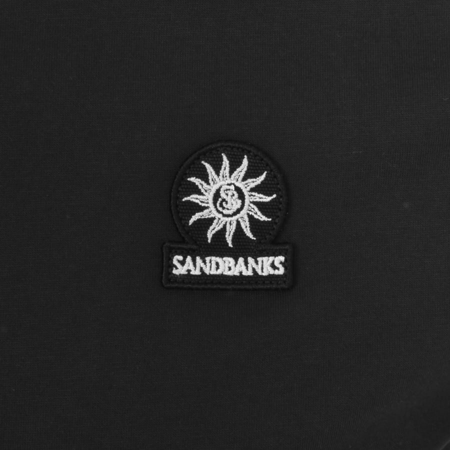 Image number 3 for Sandbanks Badge Logo T Shirt Black