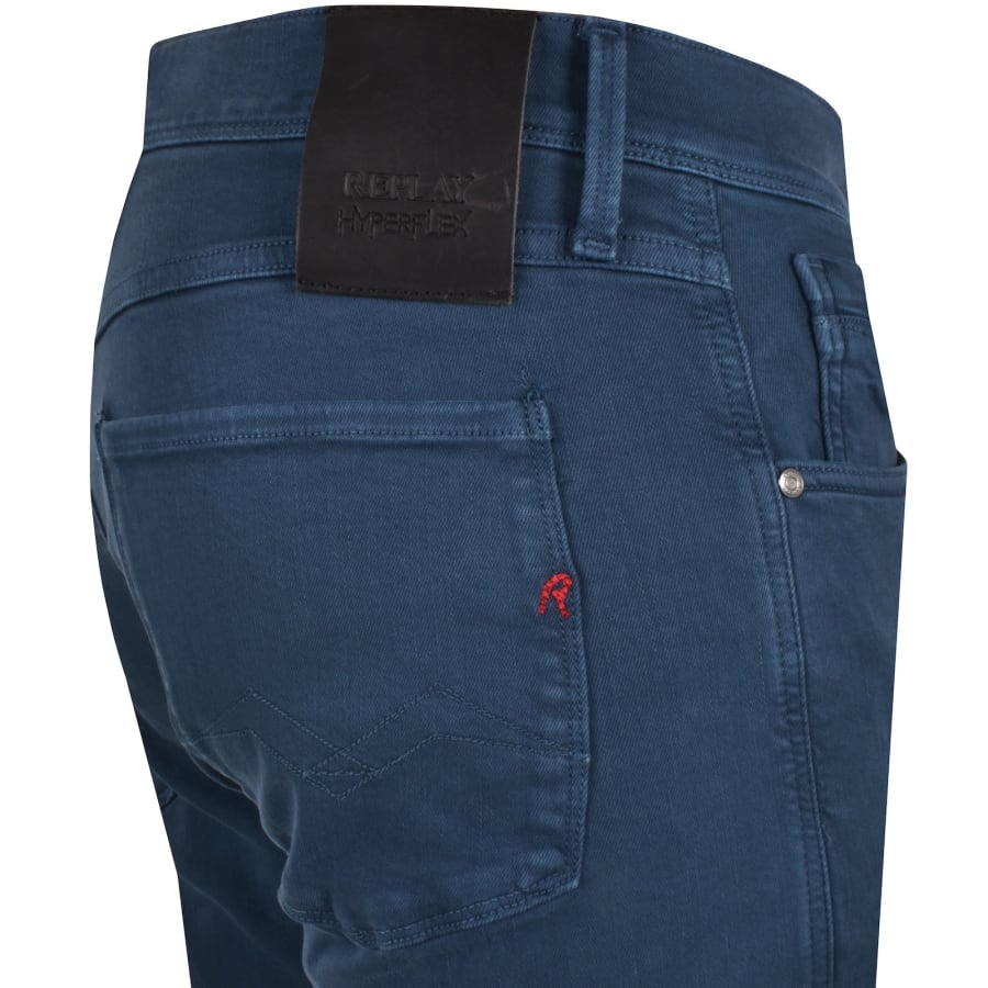 Image number 3 for Replay Anbass Slim Fit Jeans Blue