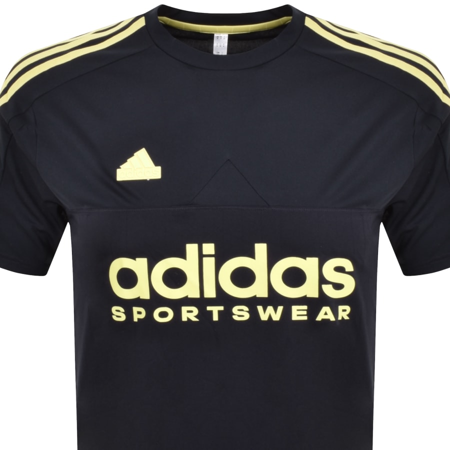 Image number 2 for adidas Sportswear Tiro T Shirt Navy