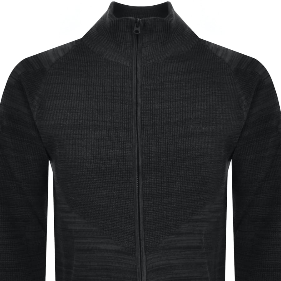 Image number 2 for G-Star 3D Biker Zip Through Jumper Black