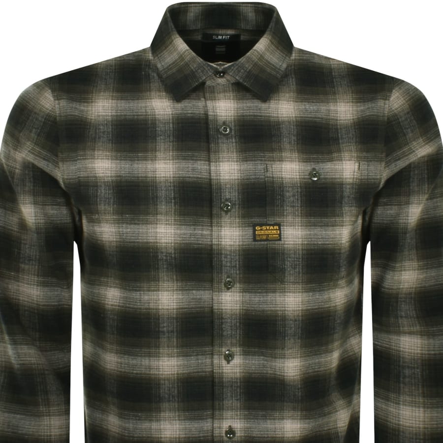 Image number 2 for G-Star Bristum 2.0 Long Sleeve Shirt Green
