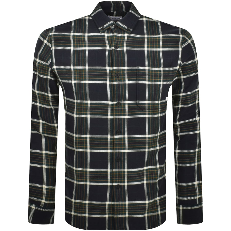 Image number 1 for Farah Marcelo Casual Fit Shirt Navy