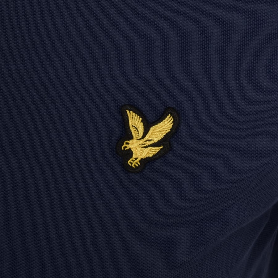 Image number 3 for Lyle And Scott Short Sleeved Polo T Shirt Navy