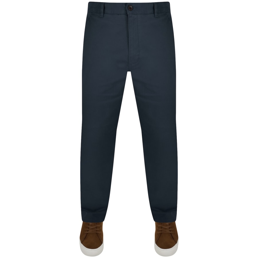 Image number 2 for Farah Norwood Regular Chino Trousers Navy