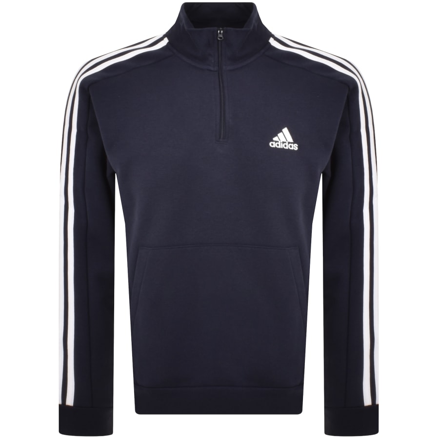 Image number 1 for adidas Sportswear Quarter Zip Sweatshirt Navy