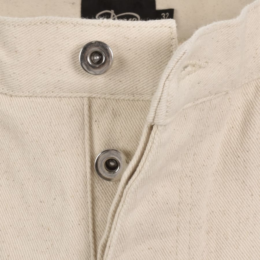 Image number 6 for Deus Ex Machina Big Fella Denim Jeans Cream