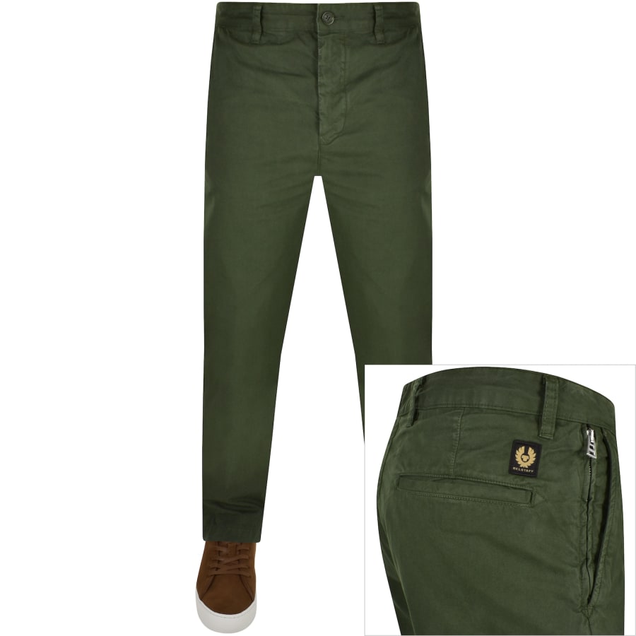 Image number 1 for Belstaff Rally Trousers Green